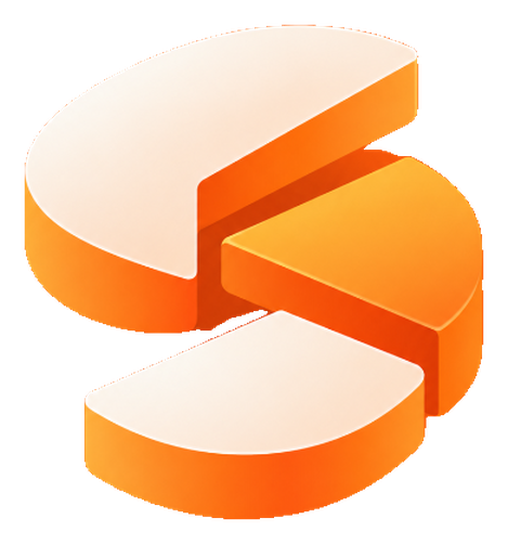 The Split mark: a three-piece divided disc